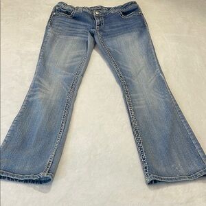 PAISLEY SKY SIZE 10 Women's Blue Jeans